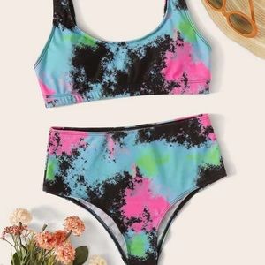 SHEIN Tye Dye swim